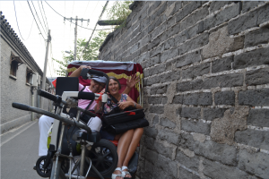 Rickshaw experience in Beijing with a wheelchair