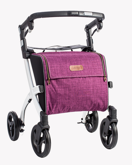 A rollator with modern look that invites you to move