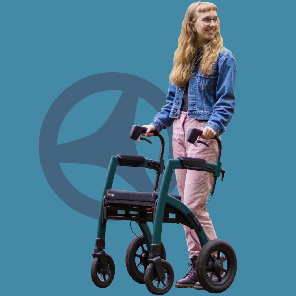 All Terrain Rollator Walker Rollz Motion Performance