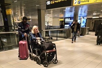 Flying with a walker or wheelchair