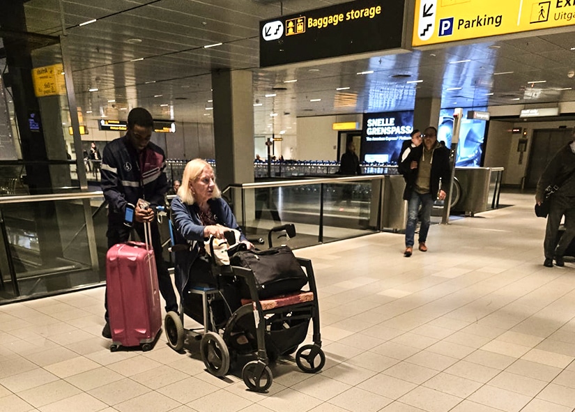 Flying with a walker or wheelchair